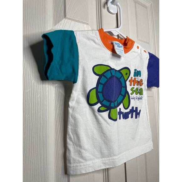 Vintage Osh Kosh B'Gosh Made in USA Turtle T Shirt Unisex Size 3-6 Months - Picture 3 of 5
